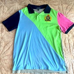 Worn Once… Multi-Colored Collar Shirt Polo Ralph Lauren XL (18-20)